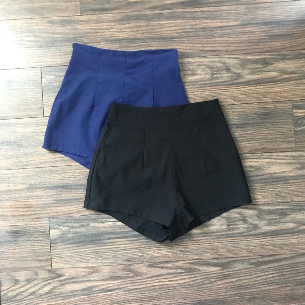 Foreign exchange Cheeky high waisted shorts